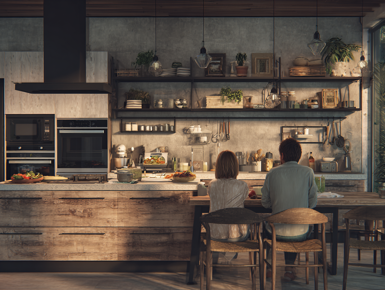 Modern kitchen transformation